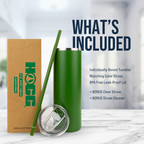 Custom 20oz Powder Coated Skinny Tumbler