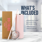 Custom 20oz Powder Coated Skinny Tumbler