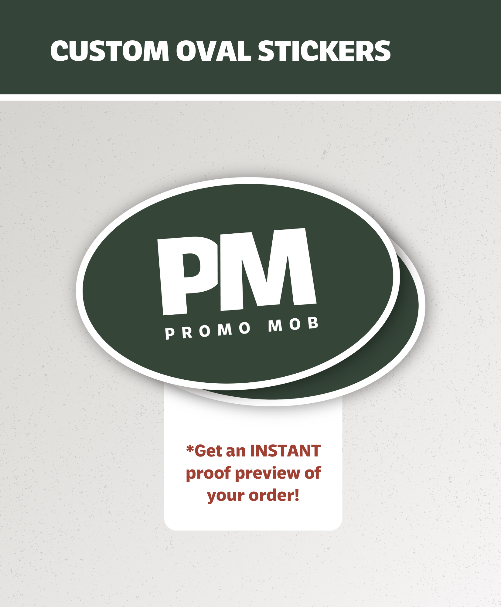 Oval Stickers