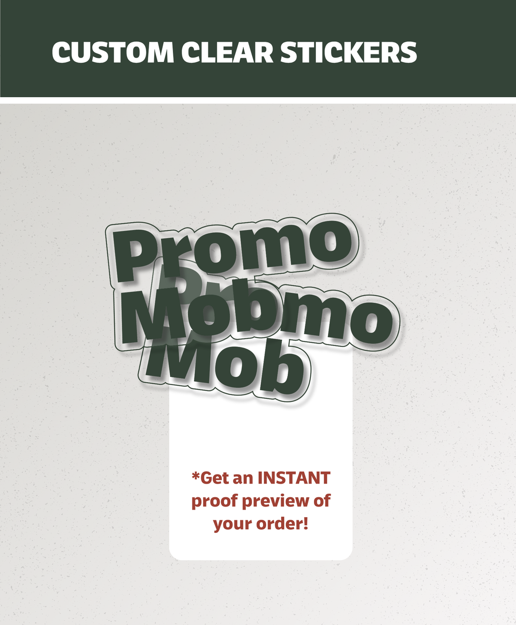Clear Stickers