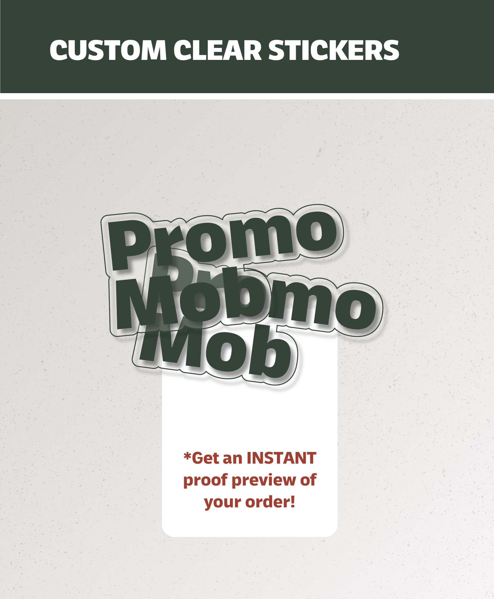 Clear Stickers