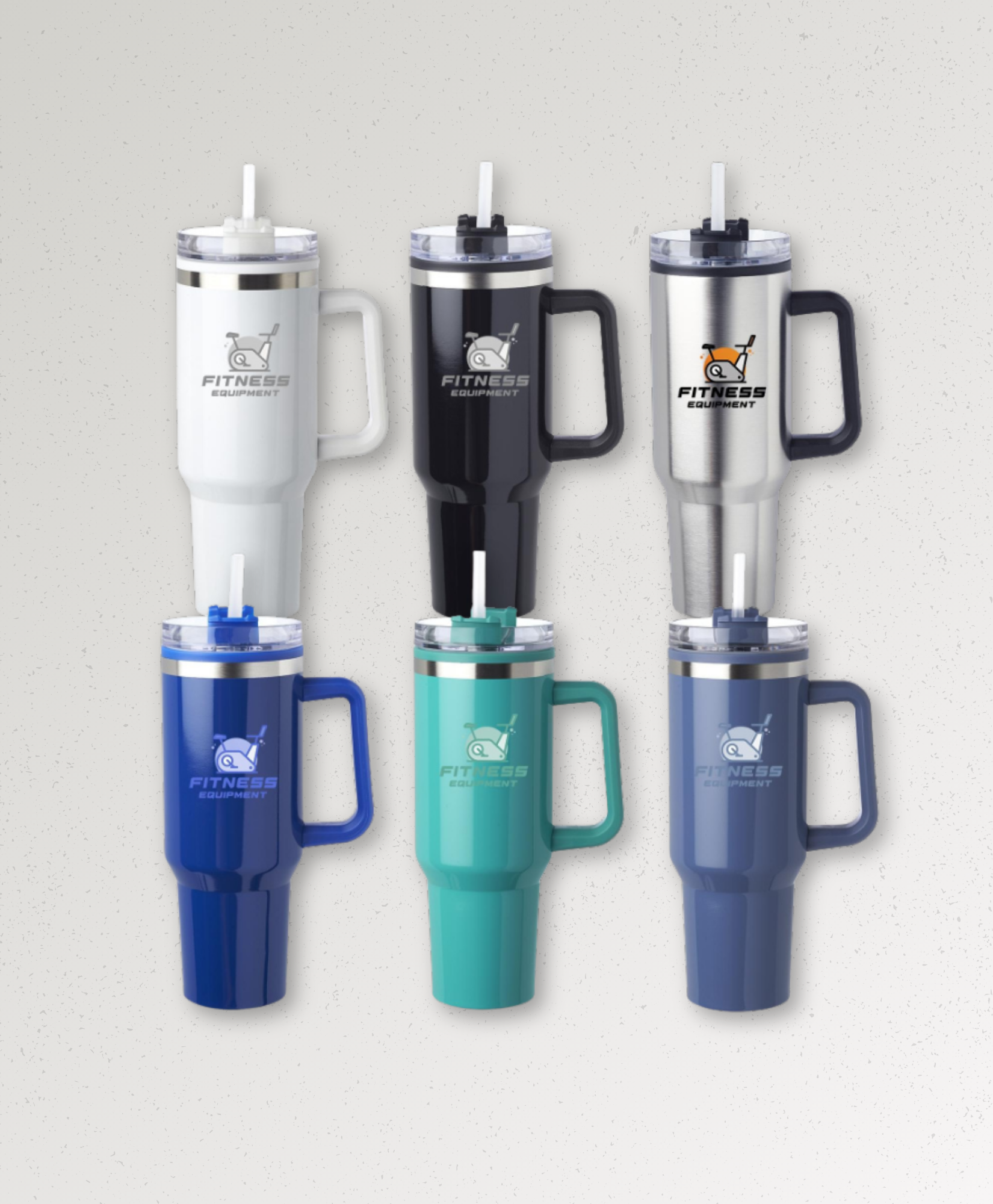 Custom 40 oz. Hugo Plastic Interior Stainless Steel Travel Mugs