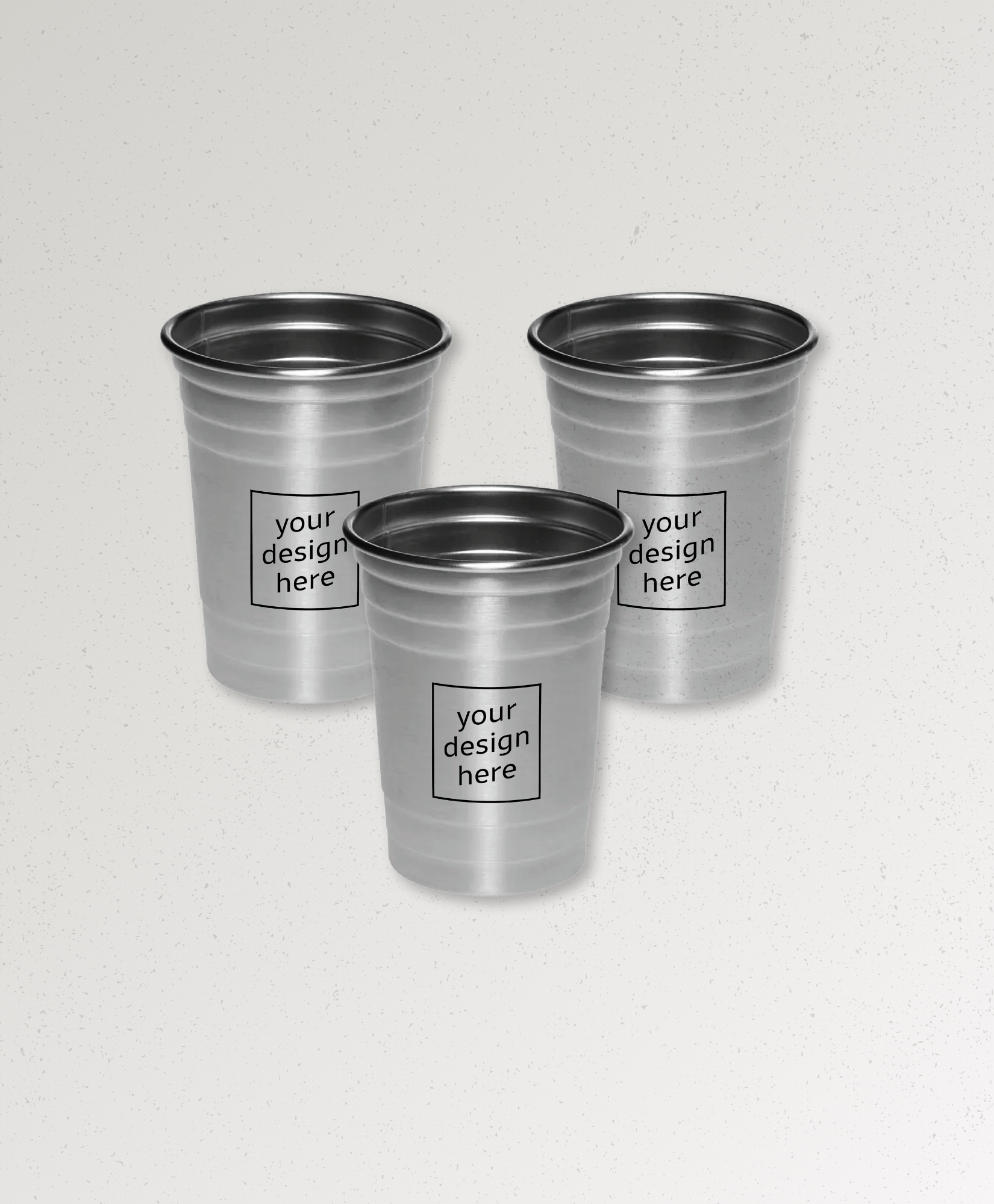 Custom 16 oz. Stainless Steel Beer Cups
